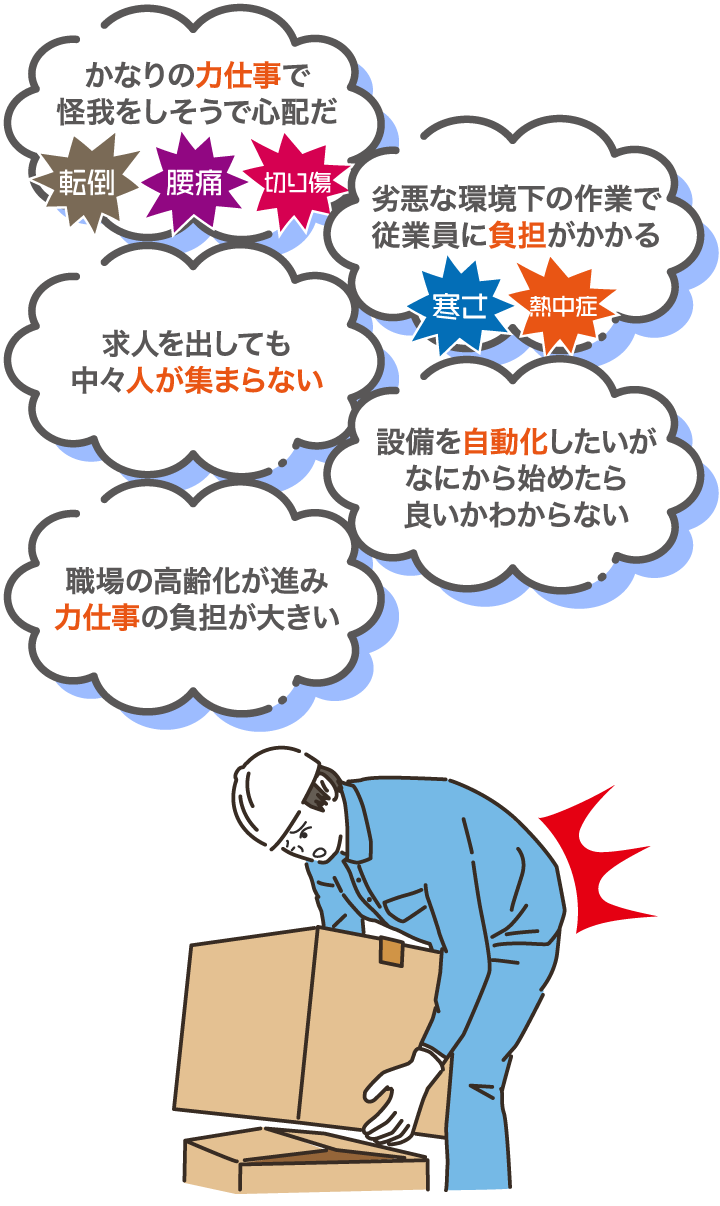 段ボールの荷捌き工程この局面、あなたならどう乗り切る?